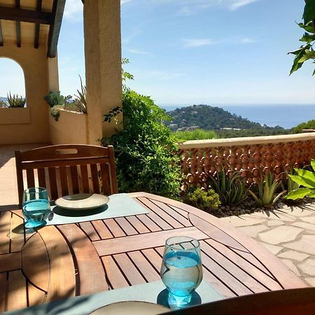 4-Star Private Villa With Heated Pool And Panoramic Sea View At Gulf De Saint Tropez Cavalaire-sur-Mer Eksteriør bilde