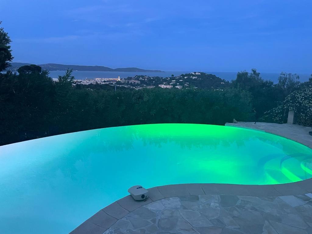 4-Star Private Villa With Heated Pool And Panoramic Sea View At Gulf De Saint Tropez Cavalaire-sur-Mer Eksteriør bilde