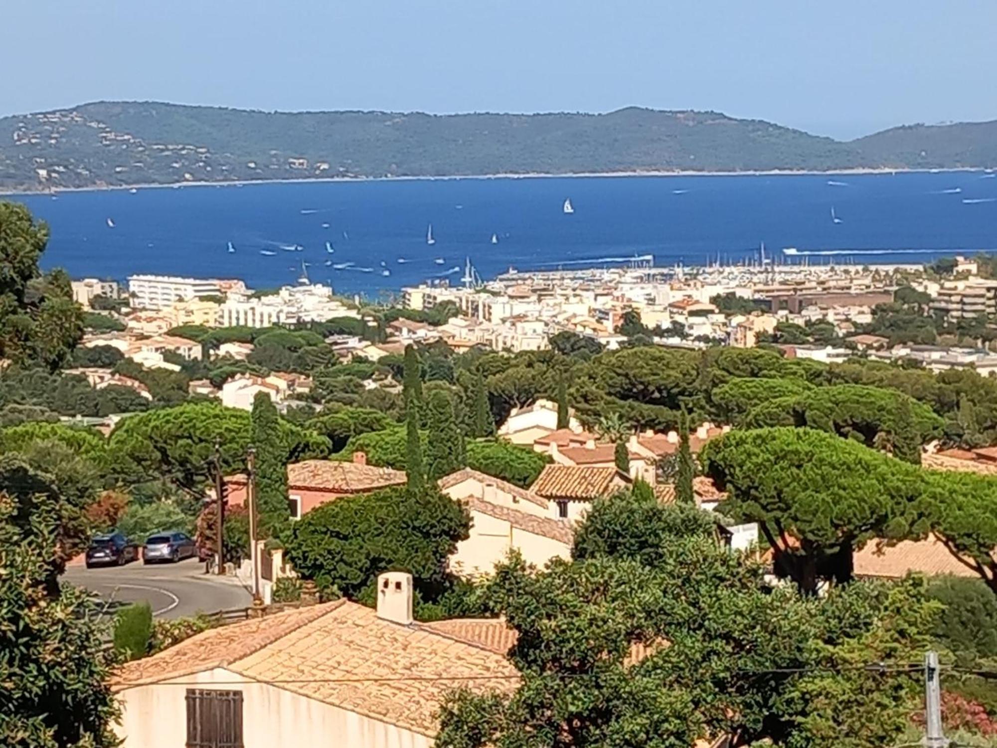 4-Star Private Villa With Heated Pool And Panoramic Sea View At Gulf De Saint Tropez Cavalaire-sur-Mer Eksteriør bilde