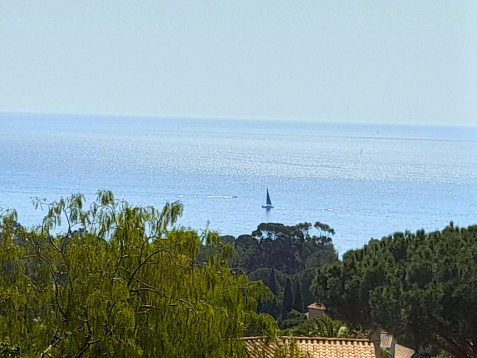 4-Star Private Villa With Heated Pool And Panoramic Sea View At Gulf De Saint Tropez Cavalaire-sur-Mer Eksteriør bilde