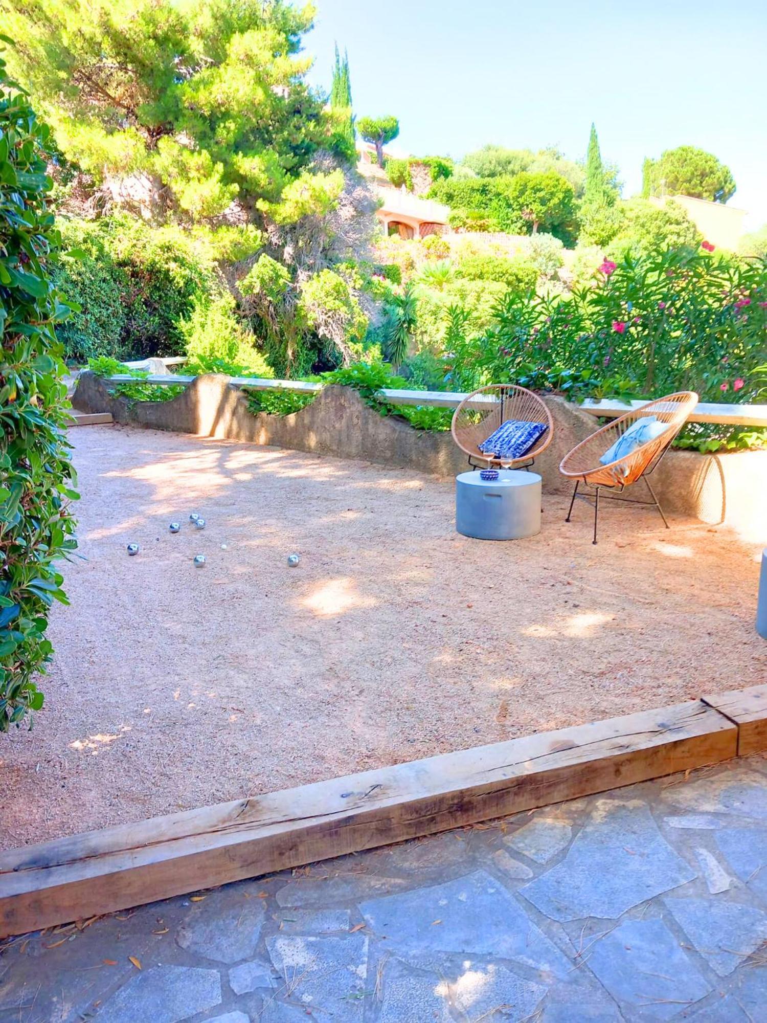 4-Star Private Villa With Heated Pool And Panoramic Sea View At Gulf De Saint Tropez Cavalaire-sur-Mer Eksteriør bilde